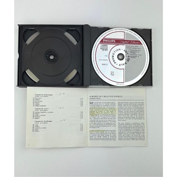 Handel Concerti Grossi Op. 6 I Musici Philips 3 CD Box Set Promotional CDs FE253 - Picture 4 of 10